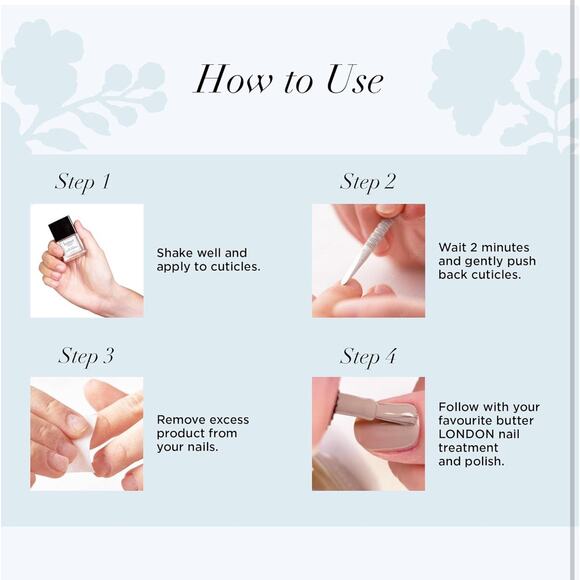 Butter London Cuticle Remover Liquid Exfoliator Melt Away 11 ml $22 - Picture 5 of 6